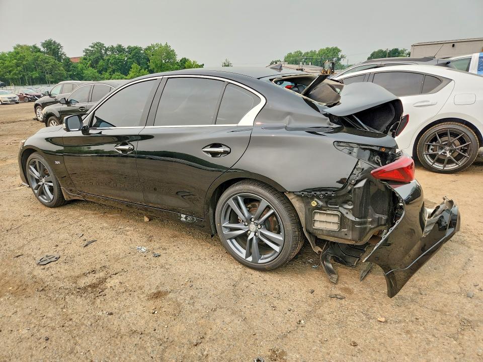 2019 Infiniti Q50 VIN JN1EV7AR7KM591973 COPART salvage auction — REAR END, Ct - Cert Of Title-Salvage, sold $1,300 on 2026-07-28 (photo 2)