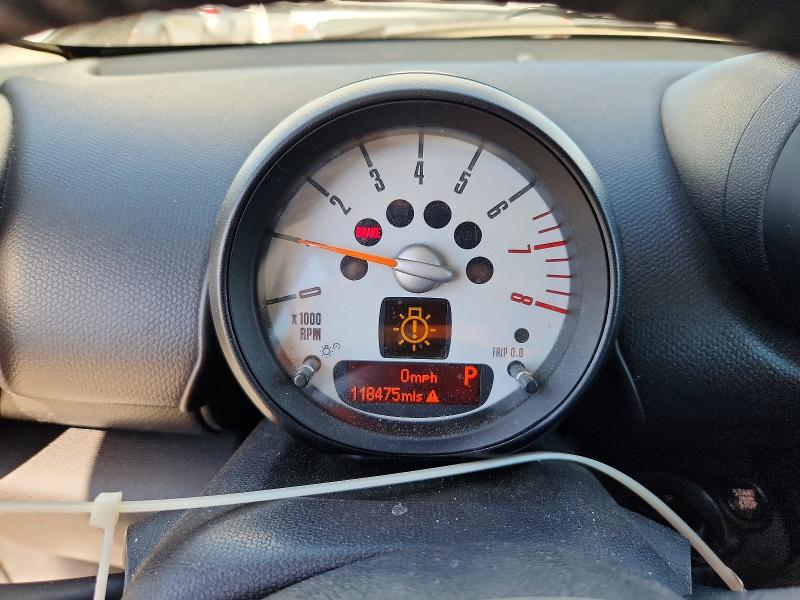 2013 Mini Cooper VIN WMWZC3C52DWP21430 COPART salvage auction — MECHANICAL, Ca - Dis/Dlr/Exp Only Clean Title, sold $875 on 2026-08-11 (photo 9)