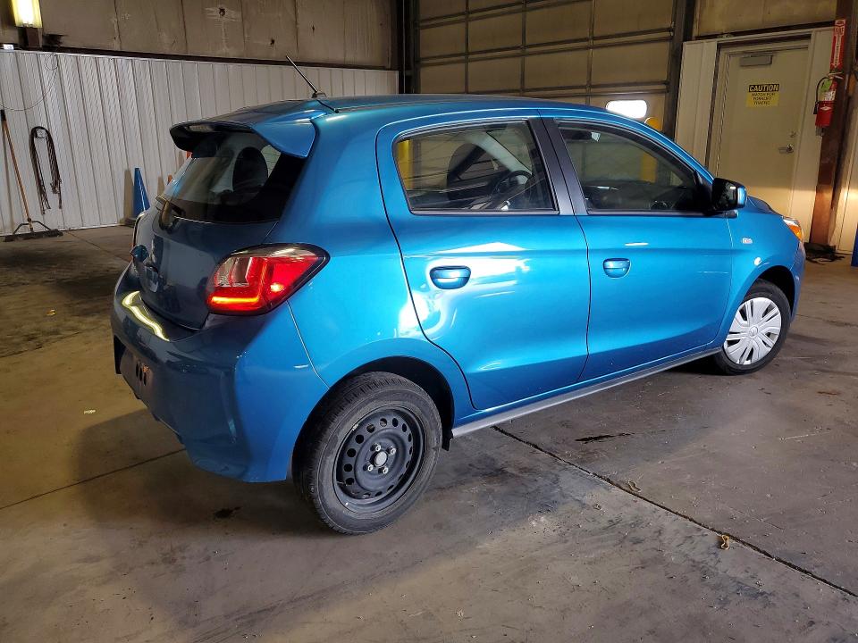 2024 Mitsubishi Mirage VIN ML32AUHJ4RH021154 COPART salvage auction — UNDERCARRIAGE, IA - CERTIFICATE OF TITLE (P), sold $6,800 on 2026-07-13 (photo 3)