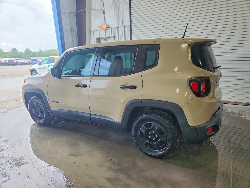 2016 Jeep Renegade VIN ZACCJAAW3GPC42059 COPART salvage auction — MINOR DENT/SCRATCHES, Il - Certificate Of Title, sold $1,550 on 2026-07-30 (photo 2)