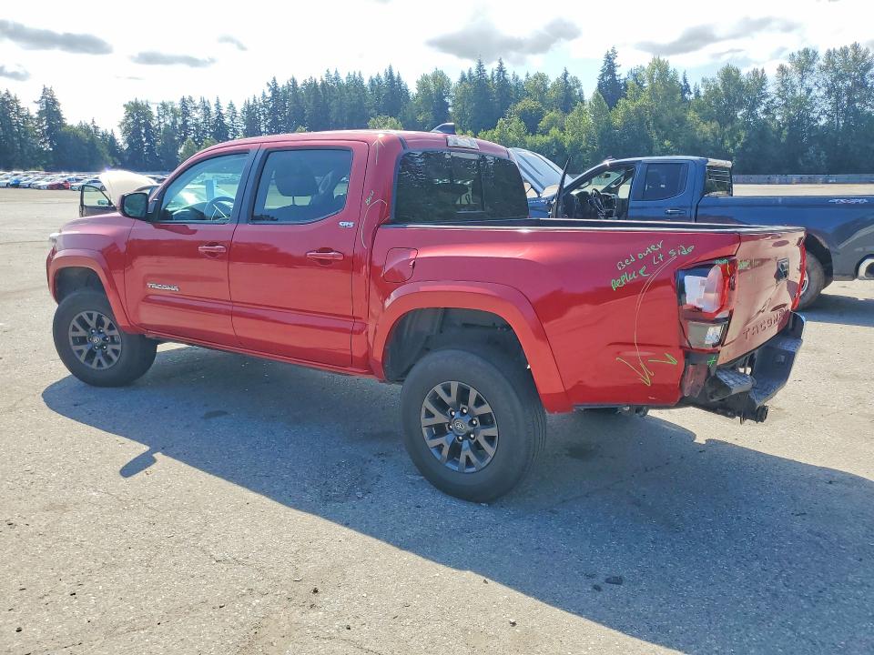 2022 Toyota Tacoma VIN 3TMAZ5CN2NM162215 COPART salvage auction — REAR END, Wa - Bill Of Sale, sold $15,100 on 2026-08-24 (photo 2)