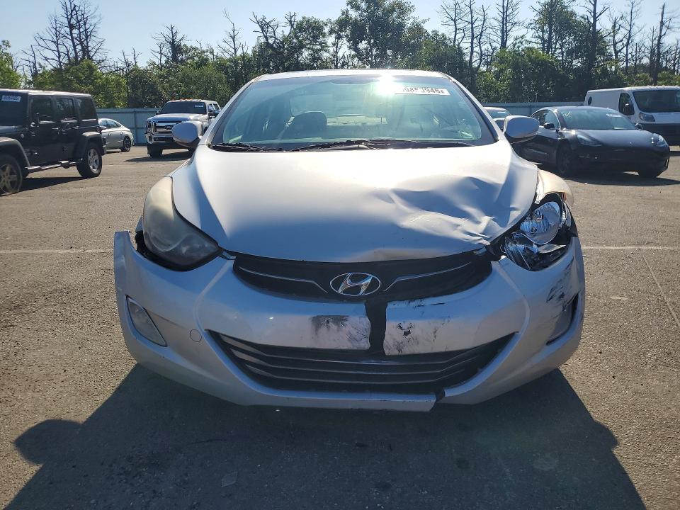 2012 Hyundai Elantra VIN KMHDH4AEXCU479595 COPART salvage auction — FRONT END, Ny - Mv-907A Salvage Certificate, sold $725 on 2026-07-20 (photo 5)