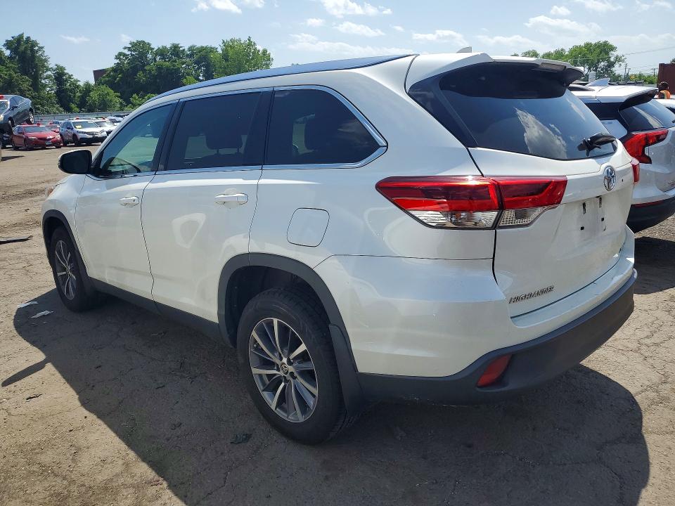 2019 Toyota Highlander VIN 5TDJZRFH7KS627452 COPART salvage auction — SIDE, Ct - Cert Of Title-Salvage, sold $8,800 on 2026-07-31 (photo 2)