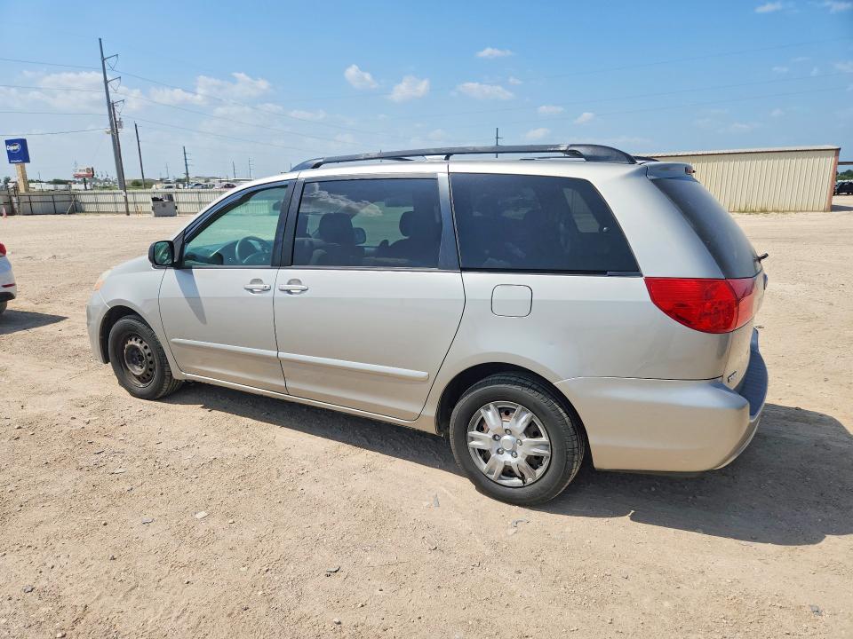 2008 Toyota Sienna VIN 5TDZK23C48S207454 COPART salvage auction — WATER/FLOOD, TX - SALVAGE TITLE-FLOOD DAMAGE (P), sold $500 on 2026-07-29 (photo 2)