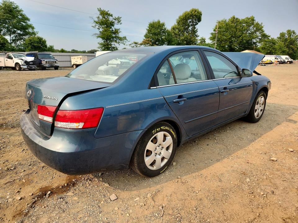 2007 Hyundai Sonata VIN 5NPET46C97H224340 COPART salvage auction — FRONT END, NJ - CERT OF TITLE-SALVAGE (P), sold $225 on 2026-07-27 (photo 3)