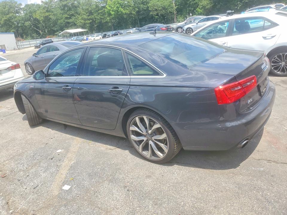 2013 Audi A6 VIN WAUGGAFC0DN055555 COPART salvage auction — ROOF, Ga - Cert Of Title-Salvage, sold $3,100 on 2026-07-31 (photo 2)