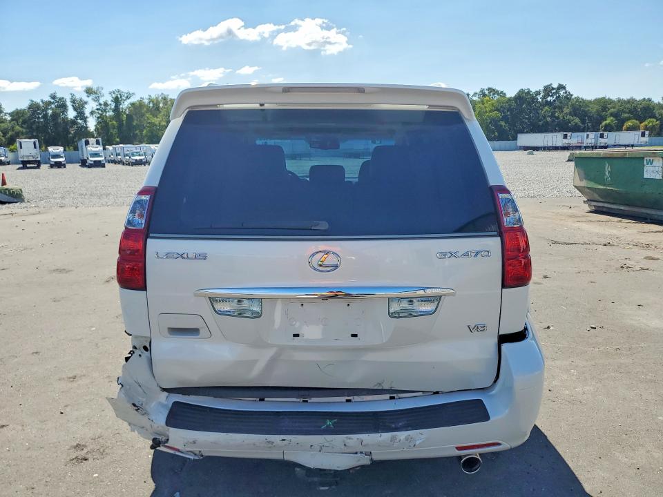 2008 Lexus Gx 470 VIN JTJBT20X380151612 COPART salvage auction — REAR END, Fl - Cert Of Title Slvg Rebuildable, sold $2,050 on 2026-07-29 (photo 6)