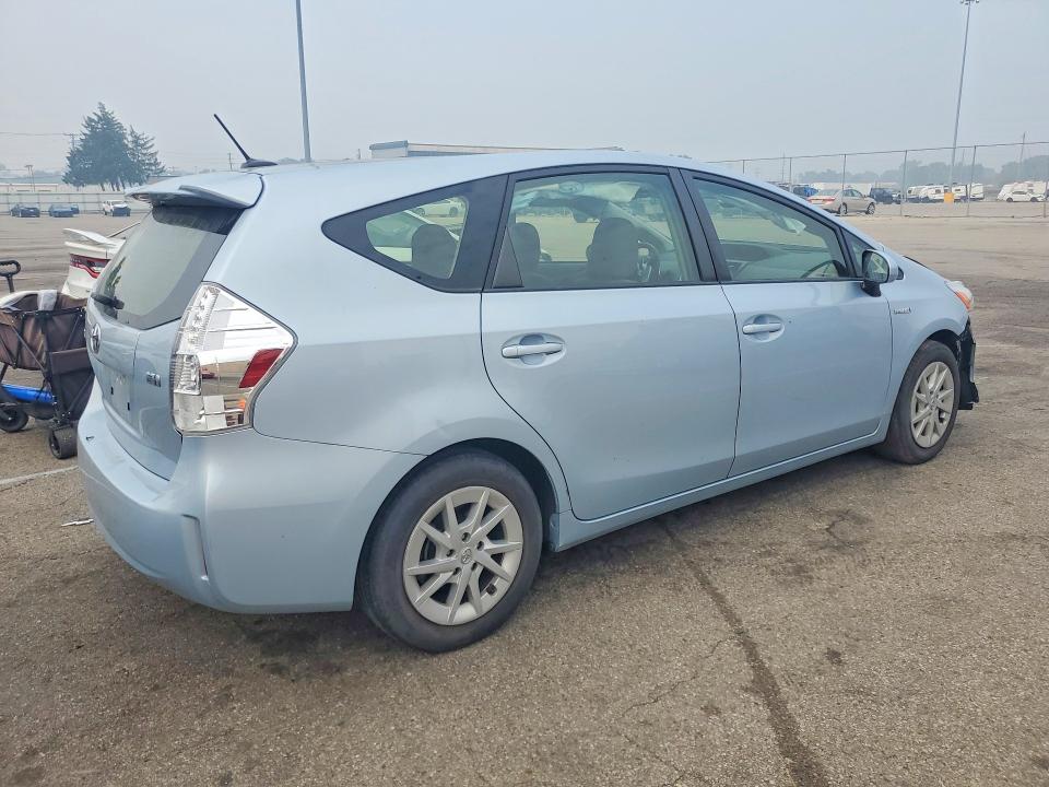 2012 Toyota Prius VIN JTDZN3EU0C3100303 COPART salvage auction — FRONT END, Oh - Cert Of Title-Salvage, sold $1,550 on 2026-07-31 (photo 3)