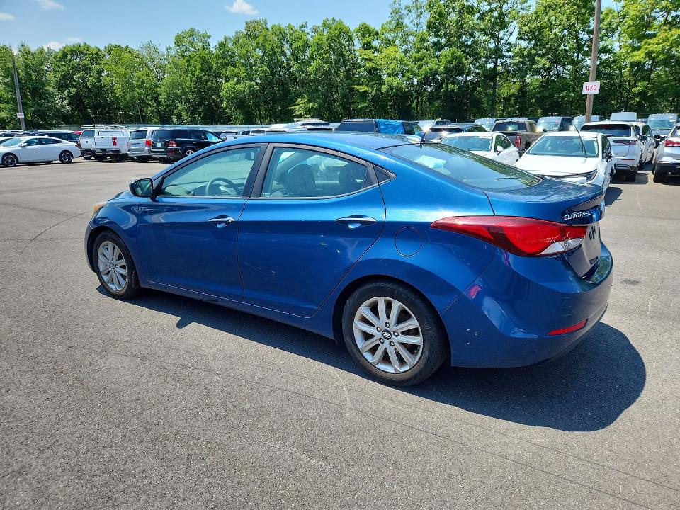 2015 Hyundai Elantra VIN KMHDH4AE6FU446999 COPART salvage auction — MINOR DENT/SCRATCHES, Va - Certificate Of Title, sold $125 on 2026-07-28 (photo 2)
