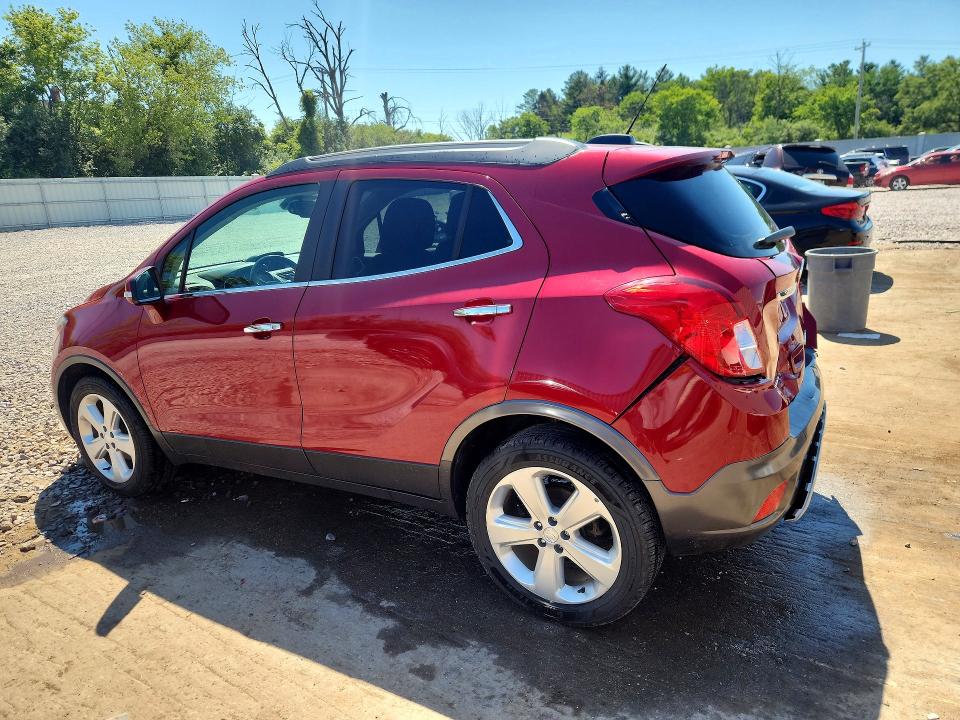 2015 Buick Encore VIN KL4CJBSB8FB246922 COPART salvage auction — REAR END, Wi - Junked Vehicle Bill Of Sale, sold $1,400 on 2026-07-27 (photo 2)