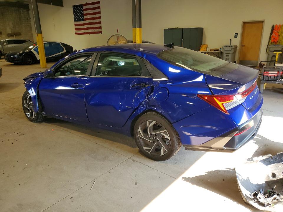 2025 Hyundai Elantra VIN KMHLS4DG9SU033995 COPART salvage auction — FRONT END, Pa - Certificate Of Salvage, sold $3,600 on 2026-07-29 (photo 2)