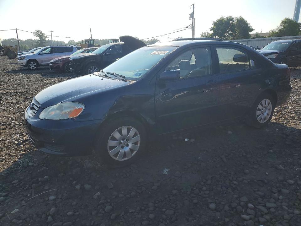 2003 Toyota Corolla VIN JTDBR32EX30044861 COPART salvage auction — SIDE, Nj - Cert Of Title-Salvage, sold $925 on 2026-07-29 (photo 1)