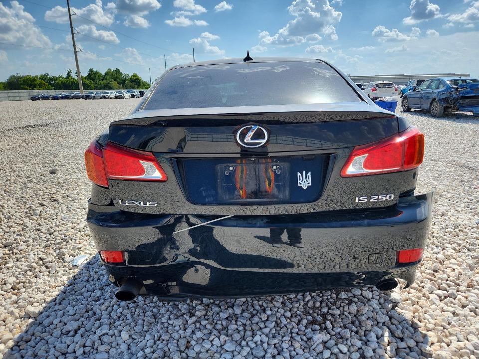 2010 Lexus Is VIN JTHBF5C29A5123509 COPART salvage auction — REAR END, Tx - Salvage Vehicle Title, sold $625 on 2026-07-16 (photo 6)
