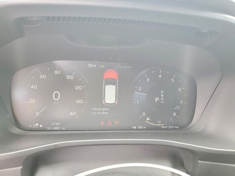 2020 Volvo Xc40 VIN YV4162UM2L2183810 COPART salvage auction — WATER/FLOOD, Al - Cert Of Title-Flood Salvage, sold $8,200 on 2026-07-07 (photo 9)