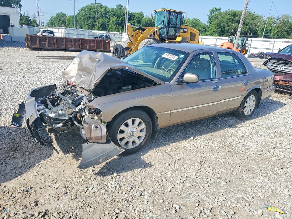 2004 Mercury Grand marquis VIN 2MEFM75WX4X669371 COPART salvage auction — FRONT END, OH - CERT OF TITLE-SALVAGE, sold $125 on 2026-07-21 (photo 1)