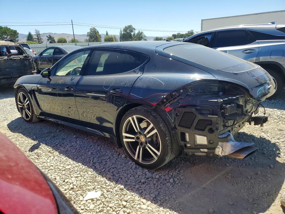 2014 Porsche Panamera VIN WP0AA2A70EL005763 COPART salvage auction — REAR END, Ca - Salvage Certificate, sold $4,600 on 2026-08-11 (photo 2)