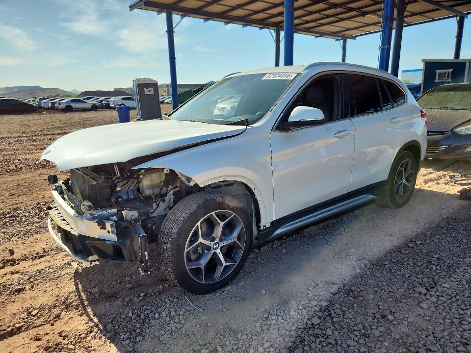 2018 BMW X1 VIN WBXHT3C37J3H33430 COPART salvage auction — FRONT END, Az - Certificate Of Title, sold $3,050 on 2026-08-04 (photo 1)