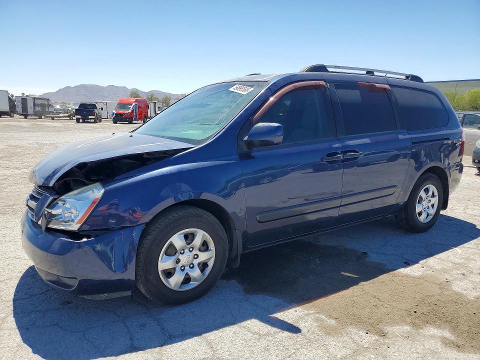 2009 Kia SEDONA VIN KNDMB233X96278573 COPART salvage auction — FRONT END, Nv - Salvage Title, sold $375 on 2026-07-30 (photo 1)
