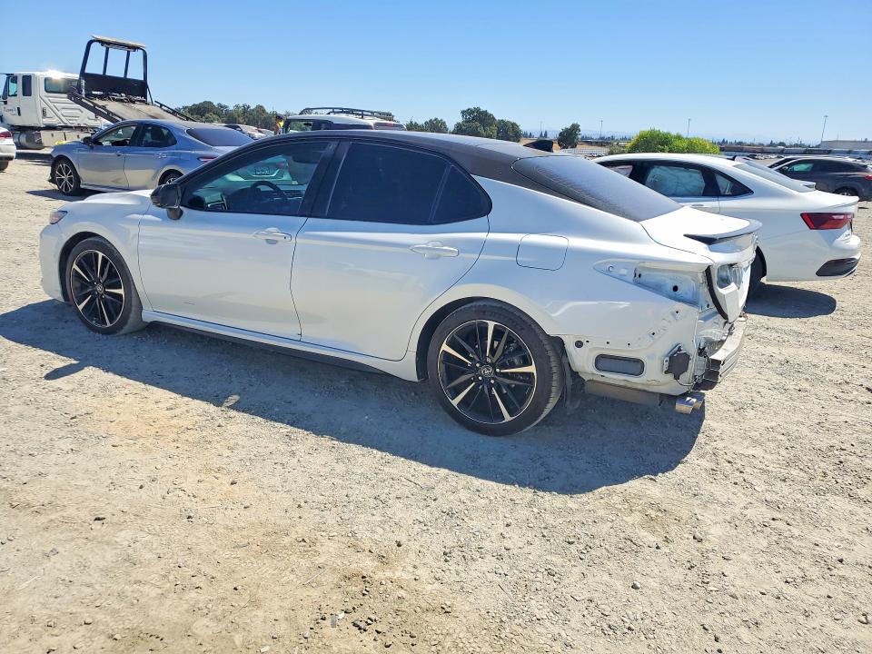 2018 Toyota Camry VIN 4T1B61HK8JU106253 COPART salvage auction — REAR END, Ca - Salvage Certificate, sold $9,800 on 2026-07-30 (photo 2)