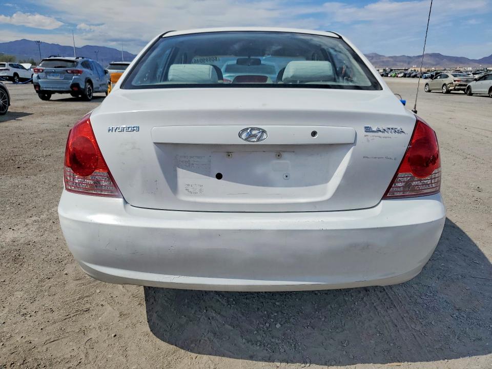 2006 Hyundai Elantra VIN KMHDN46D66U282811 COPART salvage auction — REAR END, Nv - Certificate Of Title (P), sold $400 on 2026-07-31 (photo 6)