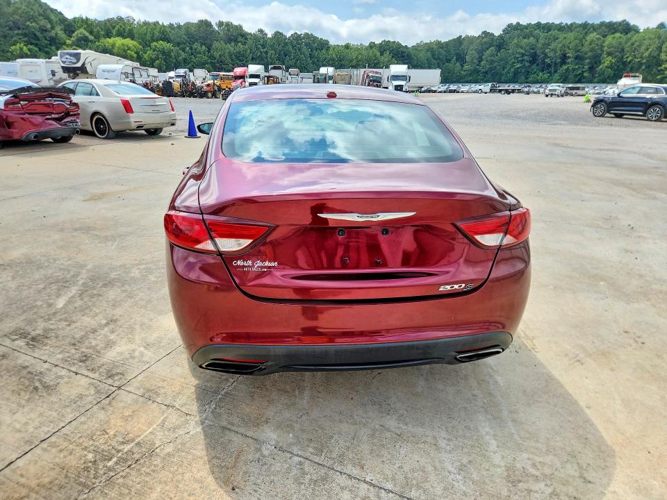2015 Chrysler 200 VIN 1C3CCCBB4FN726965 COPART salvage auction — MINOR DENT/SCRATCHES, Ms - Certificate Of Title, sold $375 on 2026-07-31 (photo 6)
