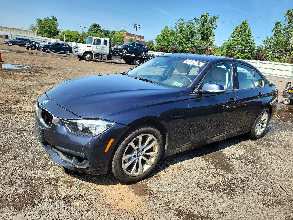 2017 BMW VIN WBA8E5G59HNU41916 COPART salvage auction — VANDALISM, Ct - Cert Of Title-Salvage, sold $975 on 2026-07-17 (photo 1)