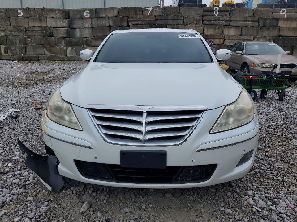 2010 Hyundai Genesis VIN KMHGC4DE4AU087152 COPART salvage auction — FRONT END, KY - CERT OF TITLE-SALVAGE (P), sold $650 on 2026-07-17 (photo 5)