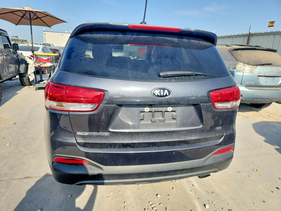 2017 Kia Sorento VIN 5XYPGDA52HG275645 COPART salvage auction — MECHANICAL, TX - CERTIFICATE OF TITLE, sold $1,350 on 2026-07-31 (photo 6)