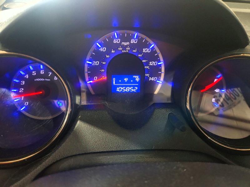2012 Honda Fit VIN JHMGE8H50CC022323 COPART salvage auction — REAR END, Ma - Cert Of Title-Reconstrctd Coll, sold $250 on 2026-07-31 (photo 9)