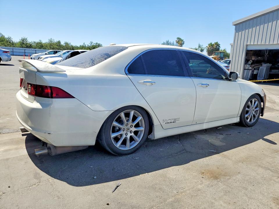 2007 Acura Tsx VIN JH4CL96857C012769 COPART salvage auction — SIDE, CA - SALVAGE CERTIFICATE, sold $100 on 2026-07-23 (photo 3)