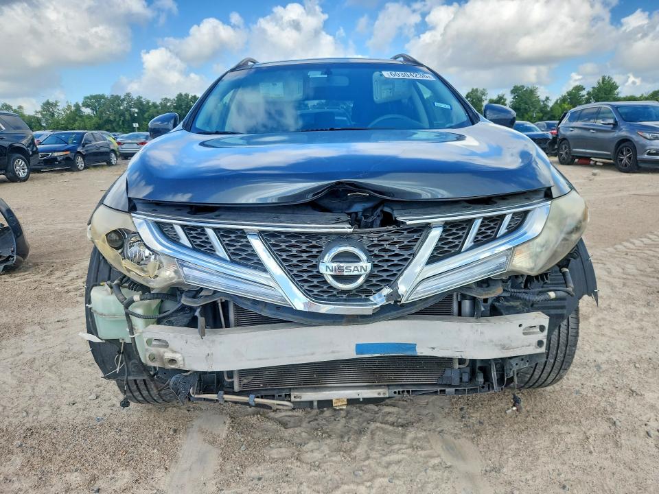 2012 Nissan Murano VIN JN8AZ1MU0CW118875 COPART salvage auction — FRONT END, Tx - Salvage Vehicle Title, sold $625 on 2026-07-31 (photo 5)