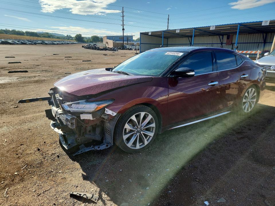 2021 Nissan Maxima VIN 1N4AA6FV5MC503394 COPART salvage auction — FRONT END, Co - Salvage Title, sold $7,100 on 2026-09-04 (photo 1)