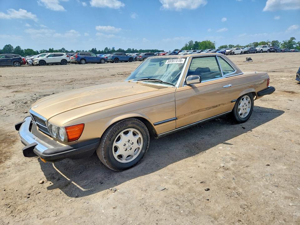 1981 Mercedes-benz 380 VIN WDBBA45AXBB006523 COPART salvage auction — SIDE, Va - Certificate Of Title, sold $1,050 on 2026-07-08 (photo 1)