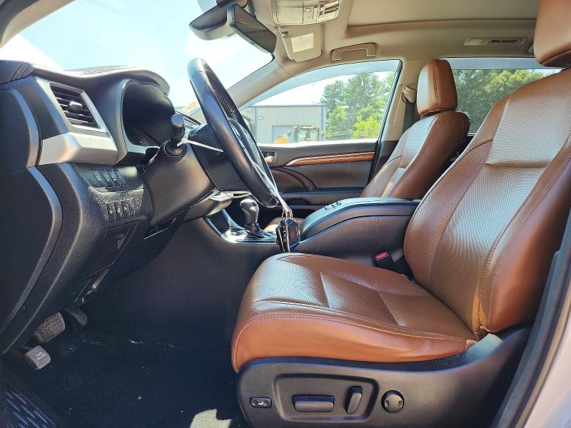 2018 Toyota Highlander VIN 5TDDZRFH0JS827567 COPART salvage auction — FRONT END, Ma - Cert Of Title-Salvage, sold $500 on 2026-07-27 (photo 7)