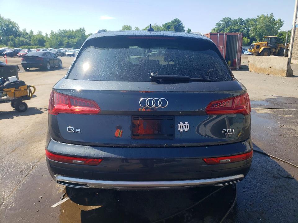 2018 Audi Q5 VIN WA1BNAFY0J2240131 COPART salvage auction — FRONT END, Ct - Cert Of Title-Salvage, sold $475 on 2026-07-28 (photo 6)