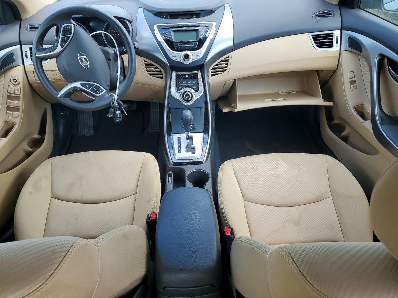 2012 Hyundai Elantra VIN KMHDH4AE8CU336922 COPART salvage auction — UNDERCARRIAGE, Md - Cert Of Salvage > 75% Damage, sold $2,100 on 2026-07-09 (photo 8)