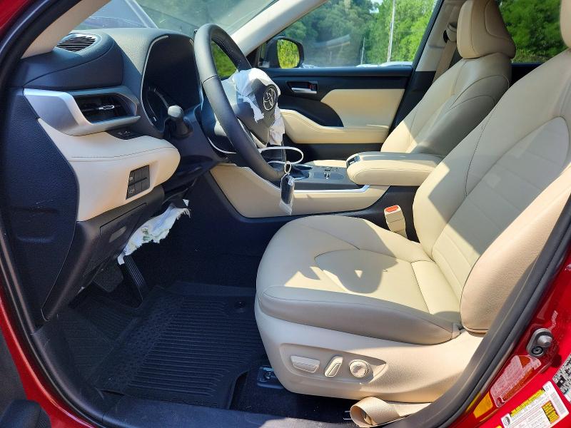 2025 Toyota Highlander VIN 5TDKBRCH0SS680619 COPART salvage auction — FRONT END, Nj - Cert Of Title-Salvage, sold $19,600 on 2026-07-30 (photo 7)
