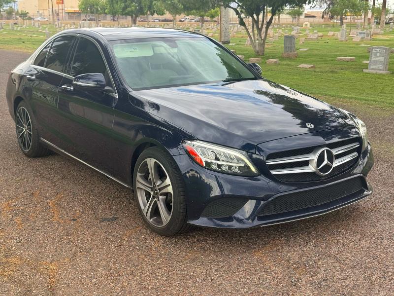 2019 Mercedes-benz C-klasse VIN WDDWF8DB9KR482992 COPART salvage auction — MINOR DENT/SCRATCHES, AZ - CERT OF TITLE - SALVAGE (P), sold $5,300 on 2026-07-30 (photo 1)