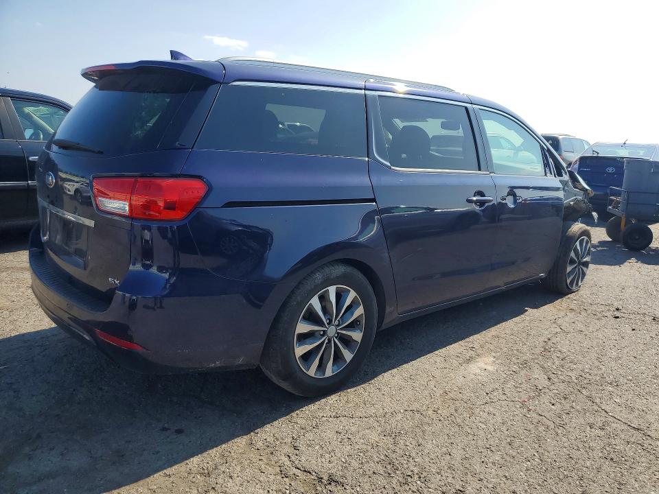 2018 Kia SEDONA VIN KNDMC5C17J6365218 COPART salvage auction — FRONT END, Pa - Certificate Of Salvage, sold $2,750 on 2026-07-31 (photo 3)