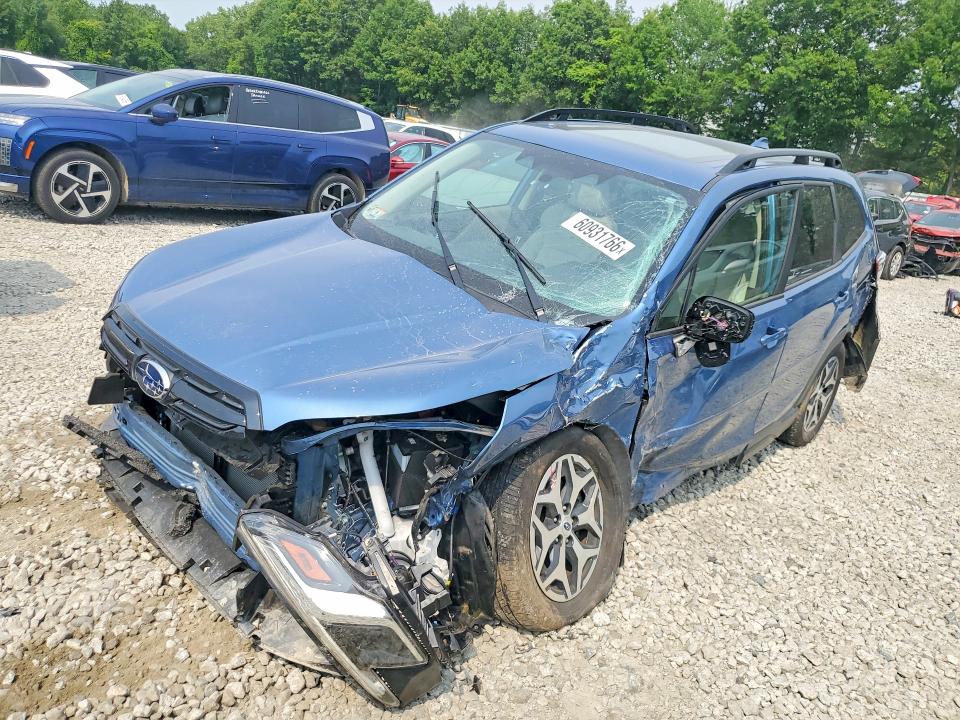 2023 Subaru Forester VIN JF2SKAEC4PH457919 COPART salvage auction — FRONT END, Ma - Cert Of Title-Salvage, sold $100 on 2026-07-24 (photo 1)