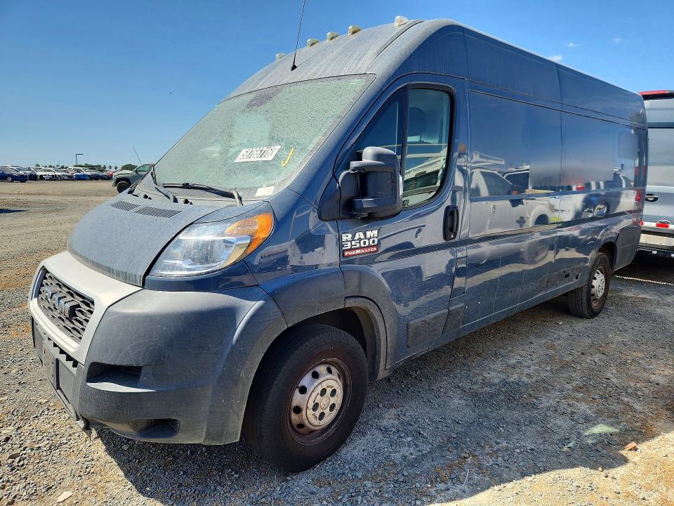 2021 Ram Promaster 3500 VIN 3C6MRVJGXME535891 COPART salvage auction — SIDE, CA - DIS/DLR/EXP ONLY CLEAN TITLE, sold $125 on 2026-07-28 (photo 1)