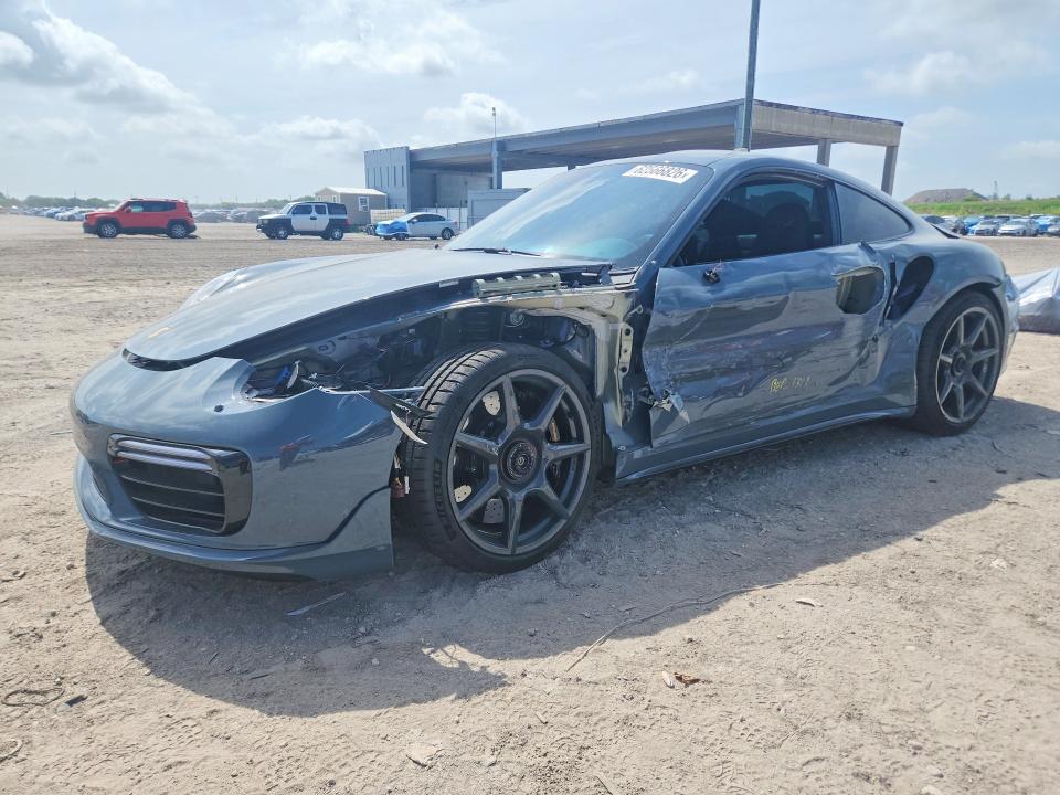 2018 Porsche 911 VIN WP0AD2A94JS156923 COPART salvage auction — FRONT END, FL - CERT OF TITLE SLVG REBUILDABLE, sold $143,000 on 2026-08-11 (photo 1)