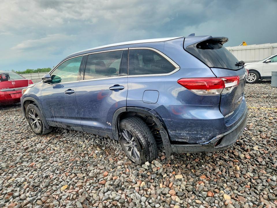2019 Toyota Highlander VIN 5TDJZRFH7KS725980 COPART salvage auction — REAR END, Wi - Certificate Of Title, sold $14,200 on 2026-07-27 (photo 2)