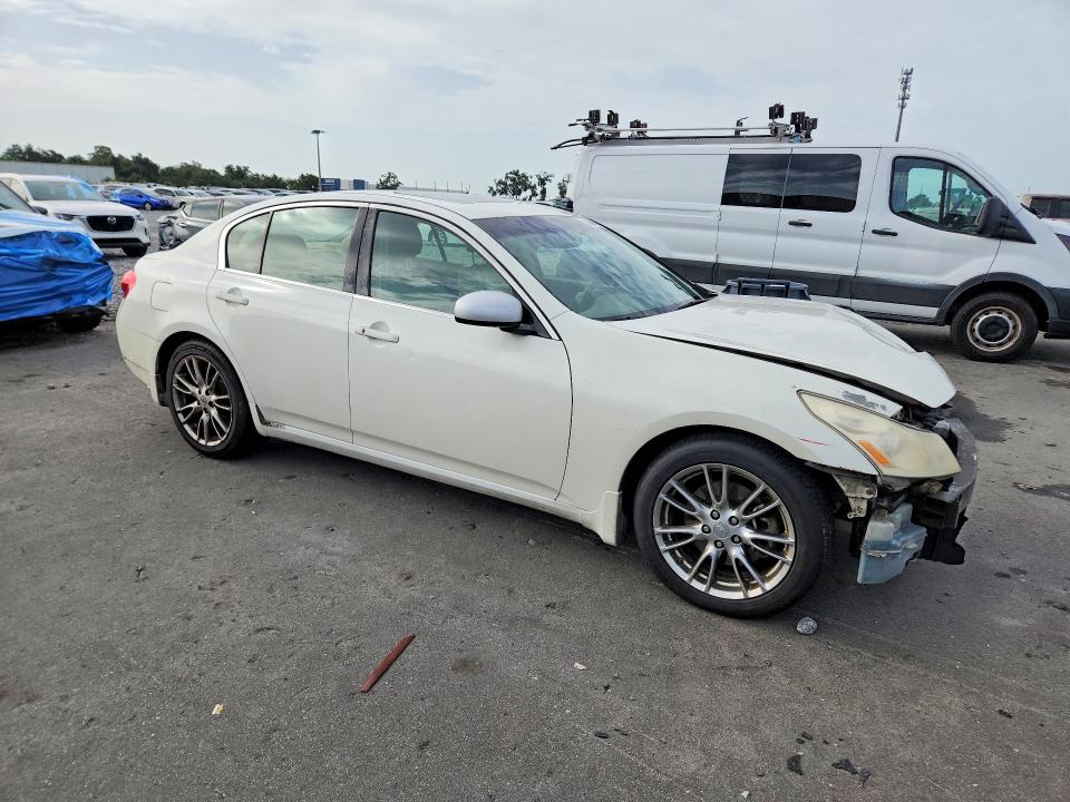 2007 Infiniti G35 VIN JNKBV61E47M713721 COPART salvage auction — FRONT END, FL - CERT OF TITLE SLVG REBUILDABLE, sold $725 on 2026-07-22 (photo 4)