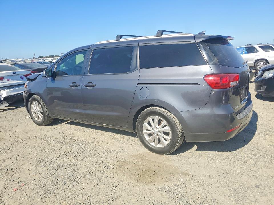 2016 Kia SEDONA VIN KNDMB5C13G6165593 COPART salvage auction — FRONT END, Ca - Salvage Certificate, sold $15 on 2026-07-21 (photo 2)