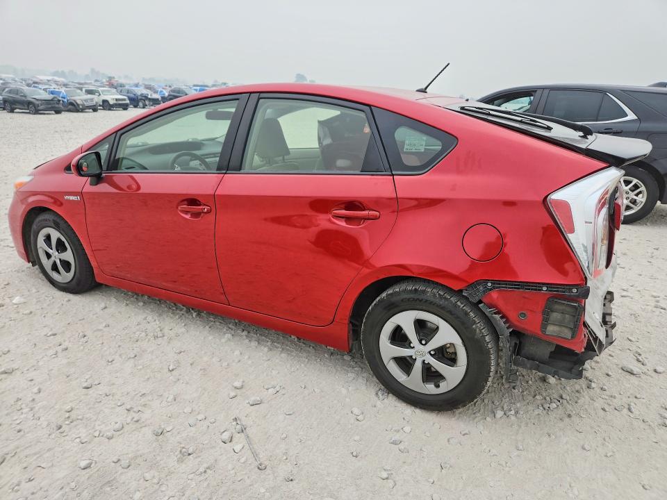 2014 Toyota Prius VIN JTDKN3DU7E1752028 COPART salvage auction — REAR END, Mi - Certificate Of Title, sold $550 on 2026-07-30 (photo 2)