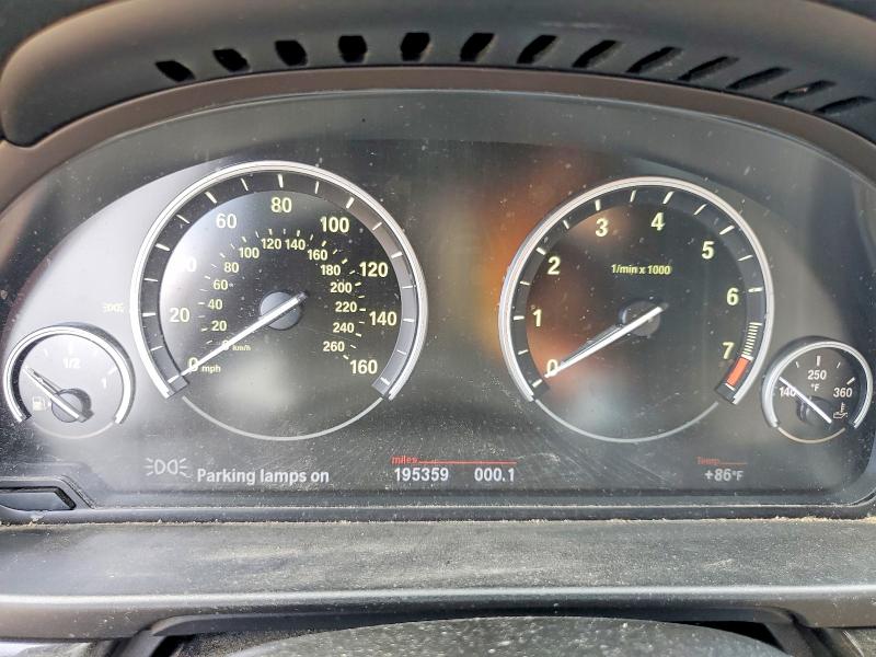 2013 BMW 5er VIN WBAFR9C59DDX80569 COPART salvage auction — MECHANICAL, De - Certificate Of Title, sold $225 on 2026-07-28 (photo 9)