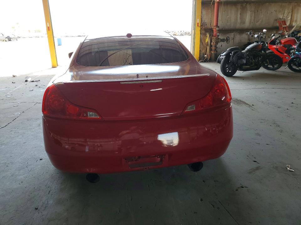 2008 Infiniti G37 VIN JNKCV64E08M107849 COPART salvage auction — MINOR DENT/SCRATCHES, AZ - CERT OF TITLE-RESTORED SALVAGE, sold $225 on 2026-07-22 (photo 6)