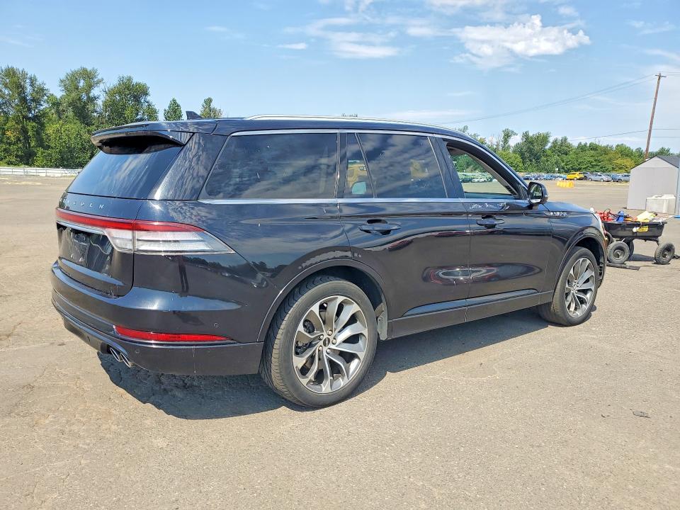 2023 Lincoln Aviator VIN 5LMYJ8XY4PNL01399 COPART salvage auction — NORMAL WEAR, Ar - Certificate Of Title (P), sold $13,800 on 2026-07-29 (photo 3)