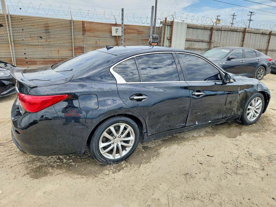 2015 Infiniti Q50 VIN JN1BV7AP4FM355210 COPART salvage auction — FRONT END, CA - SALVAGE CERTIFICATE, sold $900 on 2026-07-23 (photo 3)